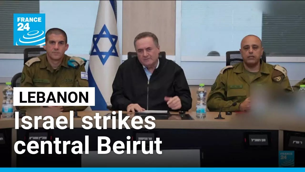 Israel strikes central Beirut after threatening to expand Lebanon operations • FRANCE 24 English