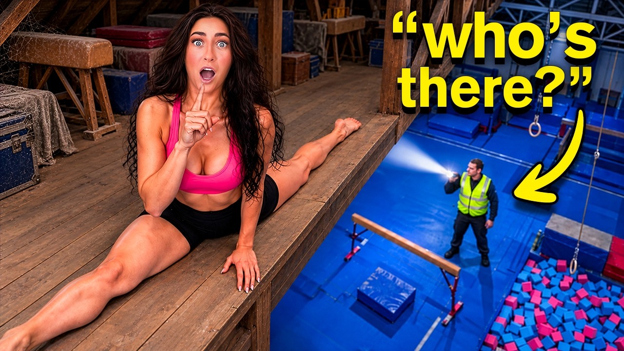 I SECRETLY Lived in a Gymnastics Gym!