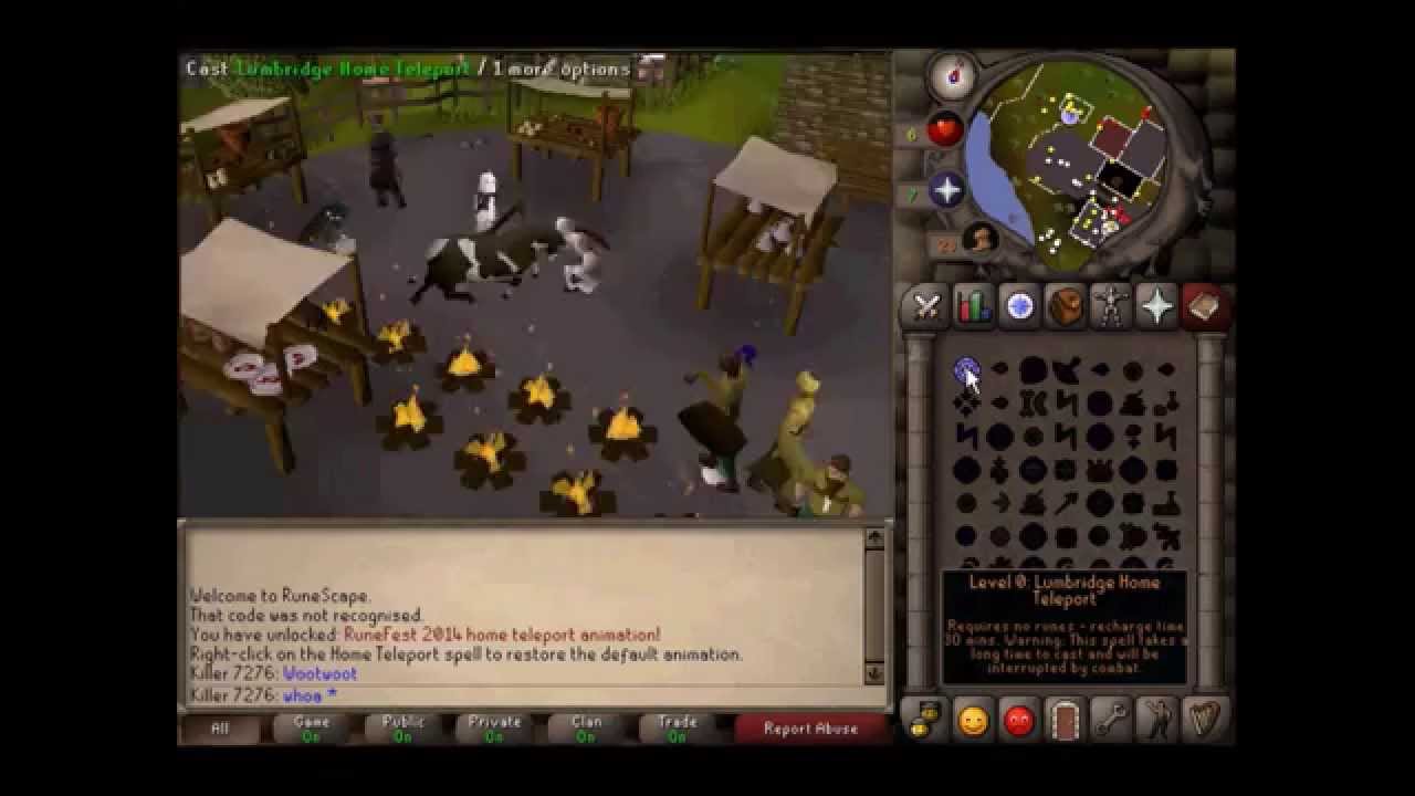 OSRS 2nd Birthday Event and Cow Home Teleport Code [Runescape] YouTube