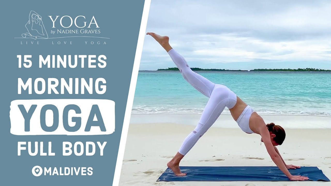 15 Min Morning Yoga For Full Body | Feel Great Vinyasa Flow - YouTube