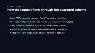 OAuth2 Password Flow - FastAPI for Developers