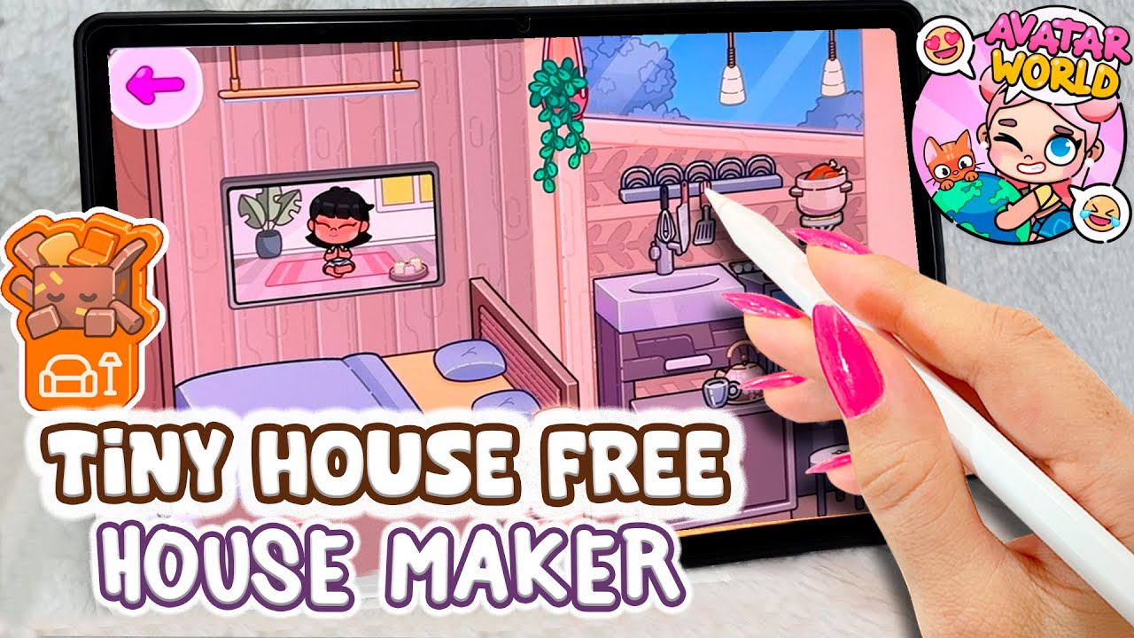 Tiny House🏠or Small Apartment🏨House Maker Aesthetic🌿FREE IDEAS🤎Idea Design Pazu Avatar World