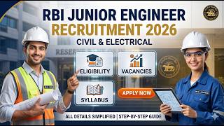 Recruitment for the Post of Junior Engineer (Civil/ Electrical) in Reserve Bank of India