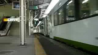 快速　南三陸仙台駅にて