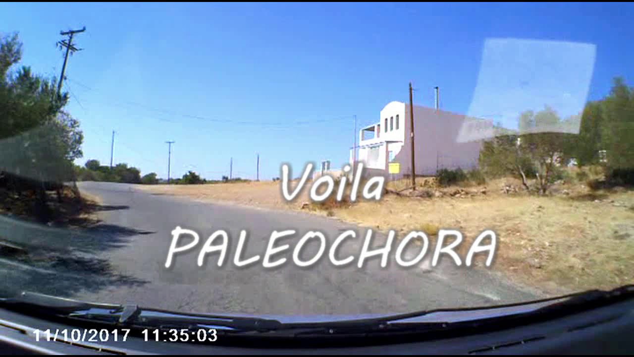 From Chania airport to Paleochora in 3 minutes