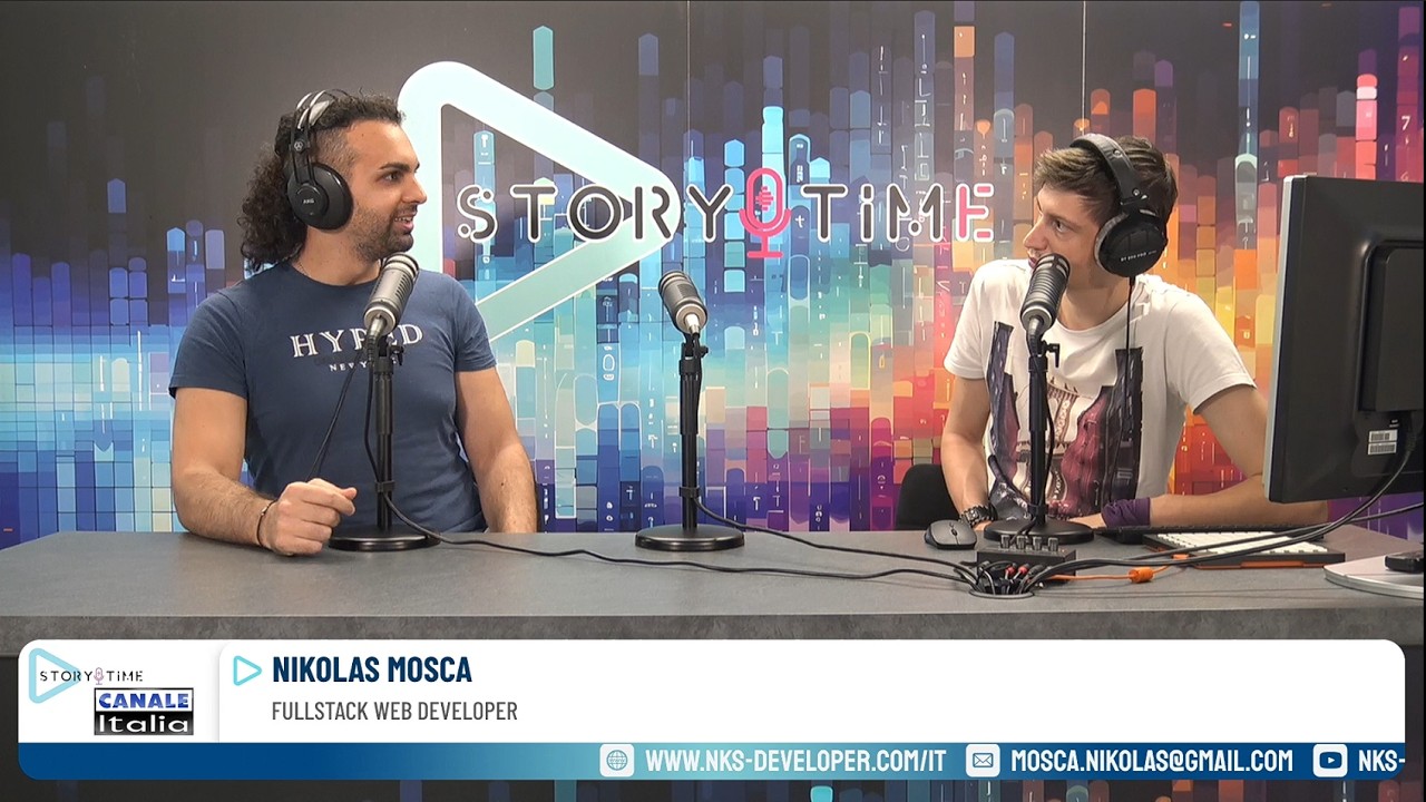 Intervista presso gli studi di StoryTime