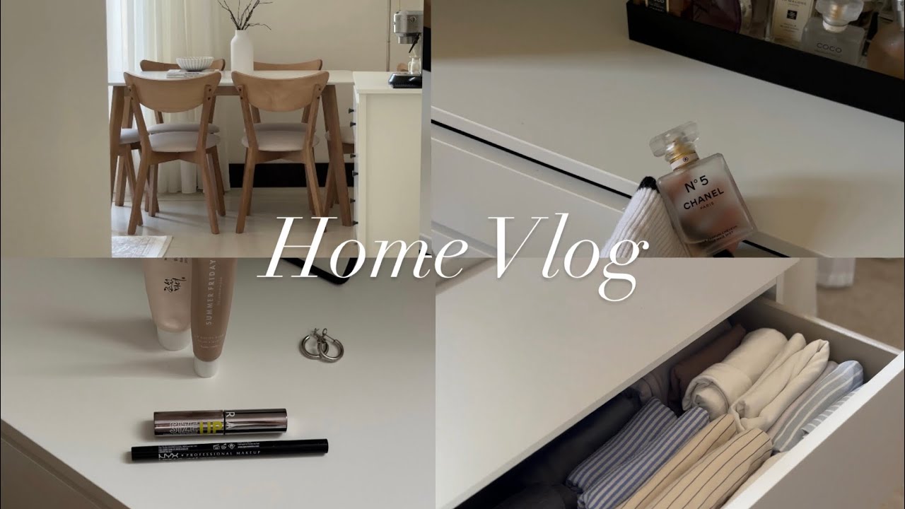 Home vlog | روتيني اليومي ، تنظيف في المنزل ، قهوة والكثير 🧸☁️☕️