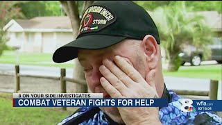 Tampa Bay area veteran of few words after stroke tells powerful story about service and delayed VA c