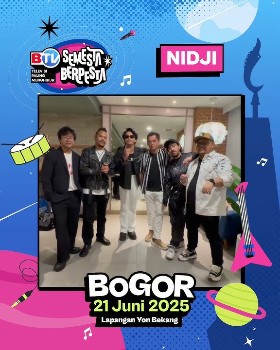 Dance and Keep Laughing in BTV Semesta Berpesta #bogor with #nidji