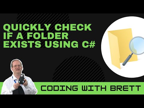 C# Check if Directory/Folder Exists