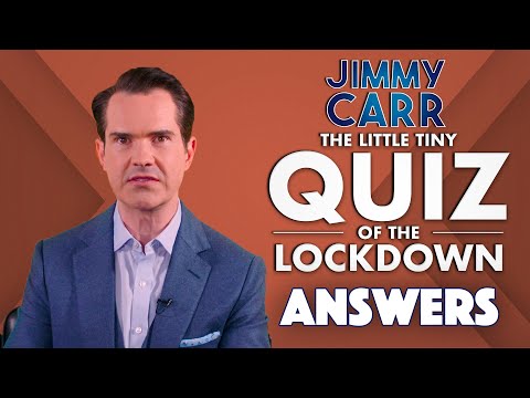 The Little Tiny Quiz Of The Lockdown | Answers WEEK 2 DAY 6 | Jimmy Carr - The Little Tiny Quiz Of The Lockdown | Answers WEEK 2 DAY 6 | Jimmy Carr