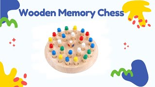 Wooden Memory Chess Game | Kids Educational Toy | Unico Mart screenshot 2