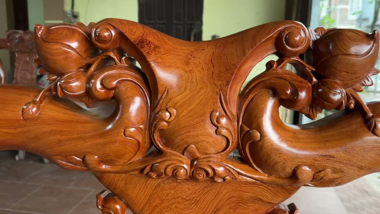 Minh đào tay 12 chân 14 gỗ hương đá 