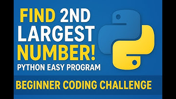 Find 2nd Largest Number!