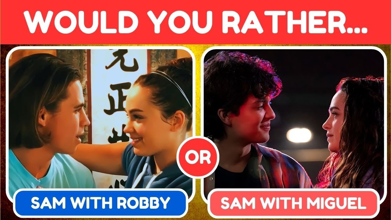 Would You Rather... Cobra Kai Season 6 Netflix Quiz!  🎬🥋 Miguel, Sam, Robby, Tory, Daniel, Johnny
