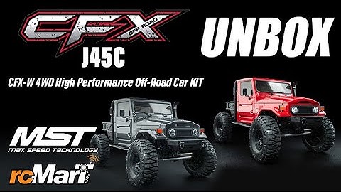 MST CFX-W J45C  Pre-Painted Body 1/8 4WD Crawler RTR Car Kit Unbox!