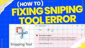 Snipping tool not working | Windows 11 Snipping Tool not Working | Why is Snipping Tool not working?