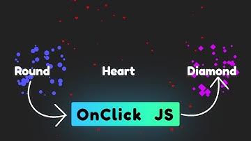 Amazing OnClick JS Animation || Brust Button css Animation || Heart Brust || JavaScript Transition