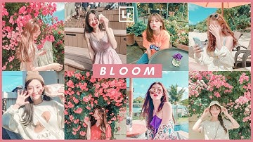 Free Lightroom Preset Free DNG XMP | Lightroom Mobile Editing Tutorial Soft Color | Bloom Selfie 🌸