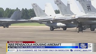 NAS Pensacola housing military planes in Dorian's path