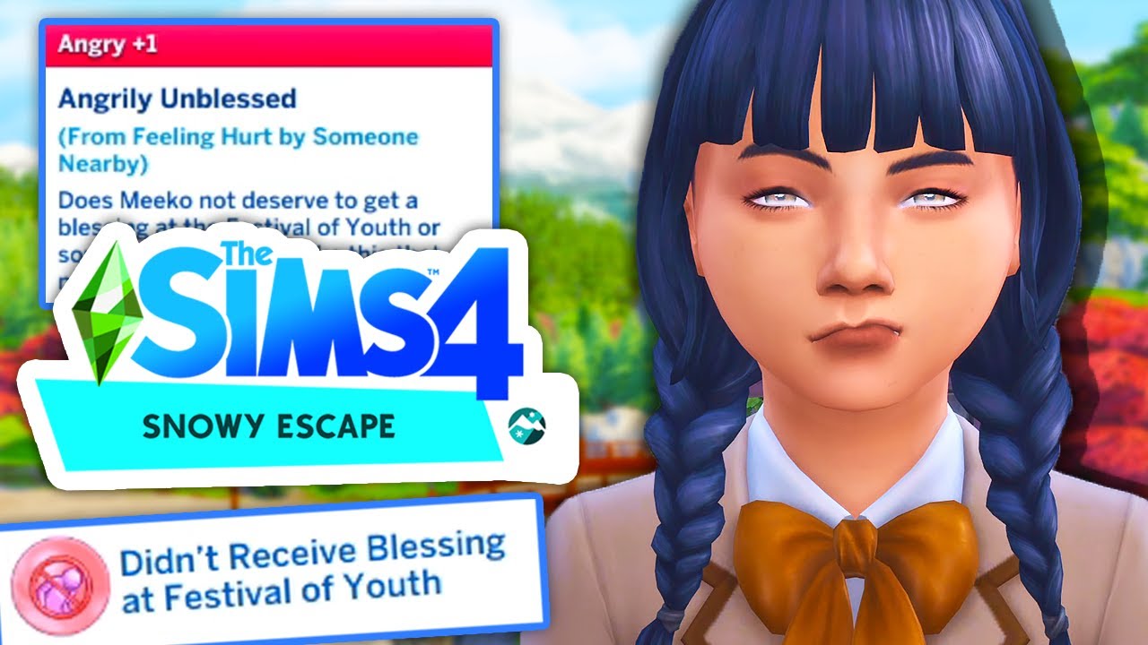 HURT SENTIMENT GAINED😢 | The Sims 4 Snowy Escape #12 - YouTube