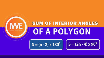HOW TO FIND THE SUM OF INTERIOR ANGLES OF A POLYGON