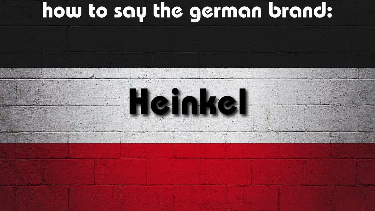 How to say in perfect german pronunciation: Heinkel