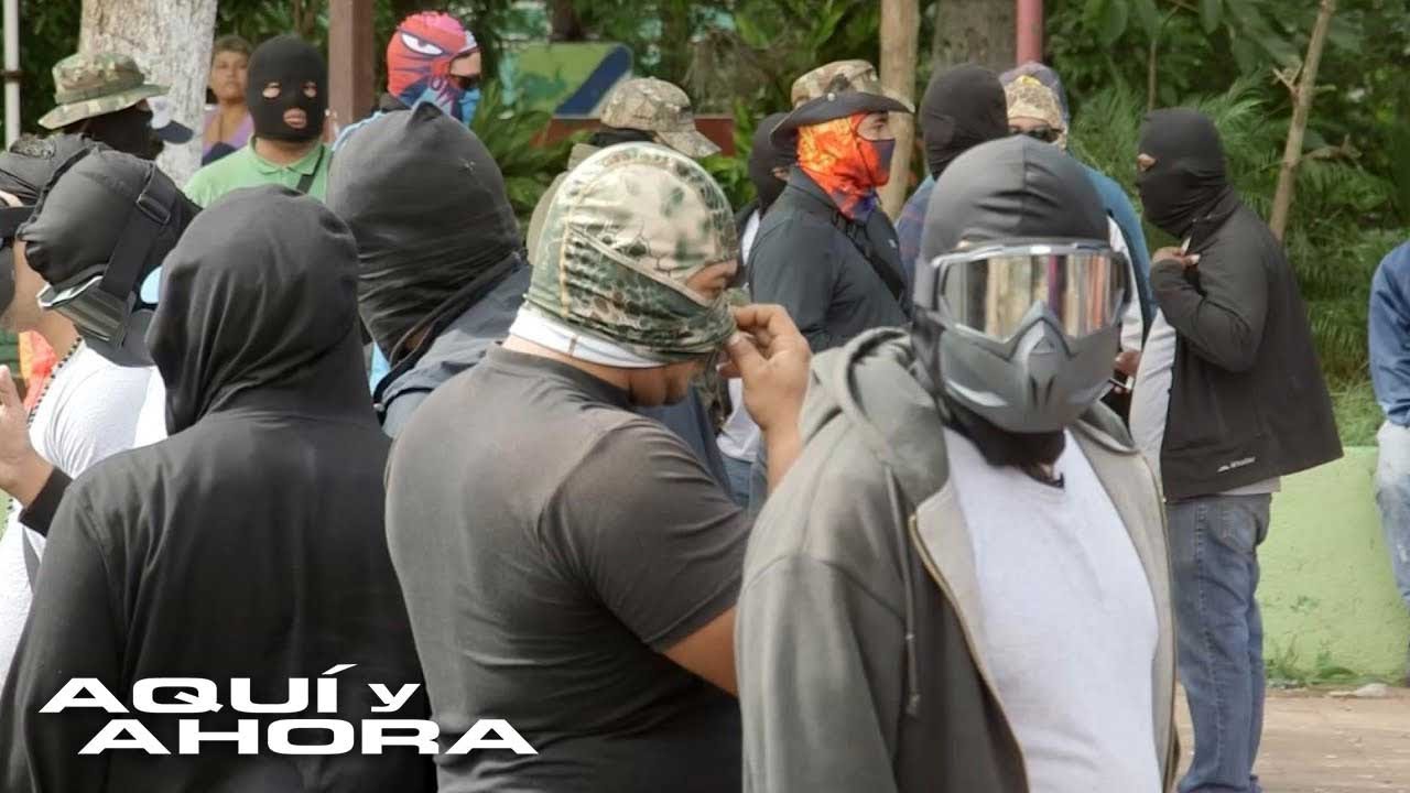 Cara a cara con los enmascarados de la resistencia en  Nicaragua