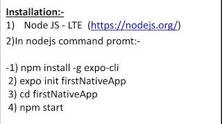 React native part 3: Open react native project via web browser via expo