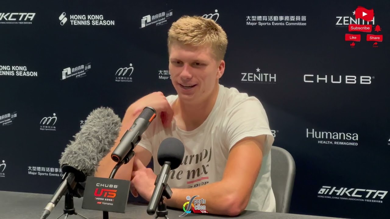 Post match press conference with Jenson Brooksby / UTS HKG 2025 Day 2 / Semi Finals 