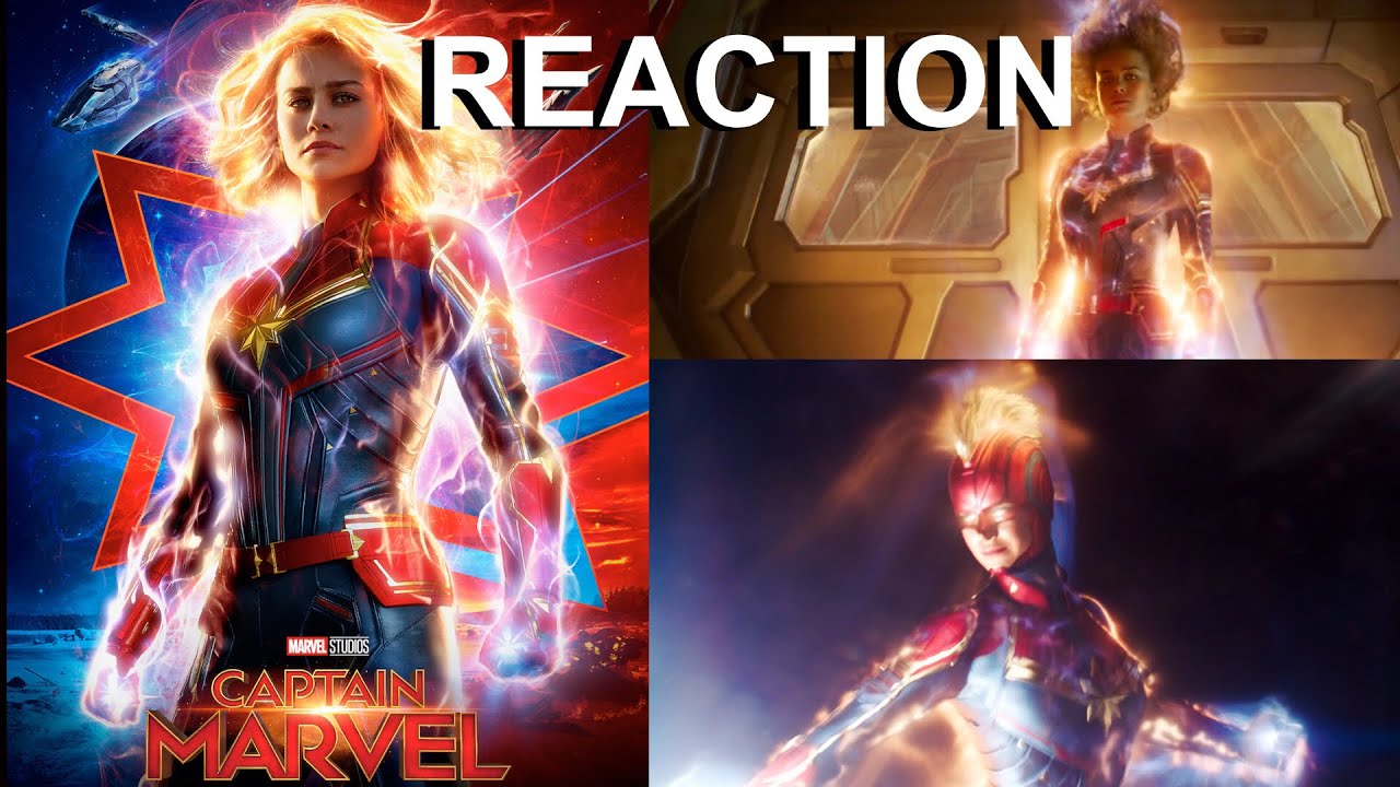 Captain Marvel Trailer 2 Reaction YouTube