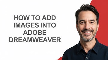 How to Add Images Into Adobe Dreamweaver - KevinHowTo