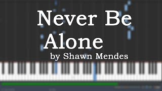 Shawn Mendes - Never Be Alone (Piano Tutorial)