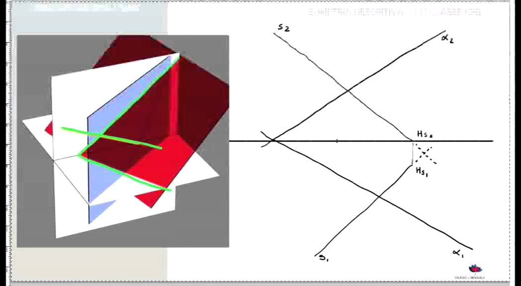 #L32 -  INTERSECÇÃO DE RECTAS COM PLANOS NÃO PROJECTANTES