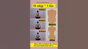 Bài tập tạo dáng lưng vai đẹp | Trần Dung Sống khỏe đẹp