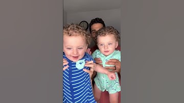 Can our toddler tell his twin brothers apart?? #shorts
