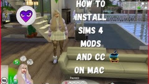 How To Install Sims 4 mods And CC On Mac