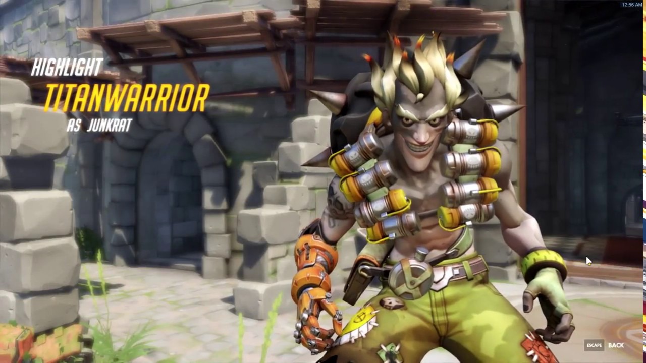 Overwatch: JunkRat- base cheese
