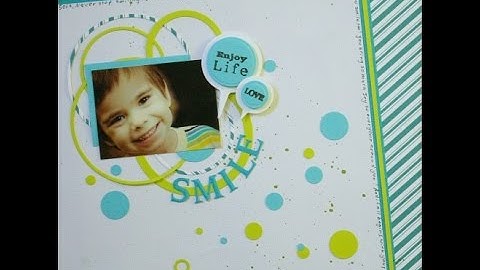 How to: Create a simple, modern and easy Scrapbook Layout
