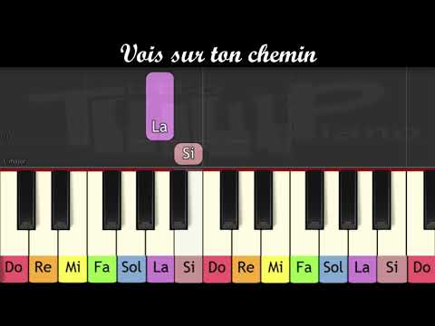 Les Choristes - Vois sur ton chemin (Piano très facile pour enfants ou débutants)