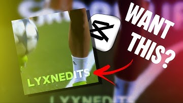 How to make a Watermark in Capcut | White line Watermark tutorial | Easy tutorial