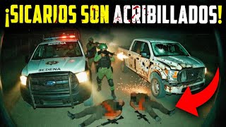 BRUTAL BALACERA del CDN deja SICARIOS DESTROZADOS en plena CALLE y policias heridos GRAVEMENTE