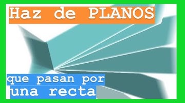 Haz de planos (11/113) JAMAS FUE TAN FACIL  | RECTA y PLANO | CURSO de ALGEBRA LINEAL
