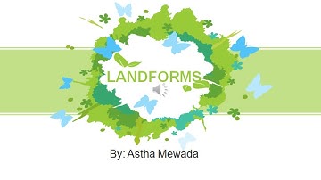 Std 6 S.S. Chapter 11 - Landforms