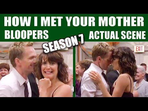 How I Met Your Mother | Season 7 Bloopers vs Actual Scenes