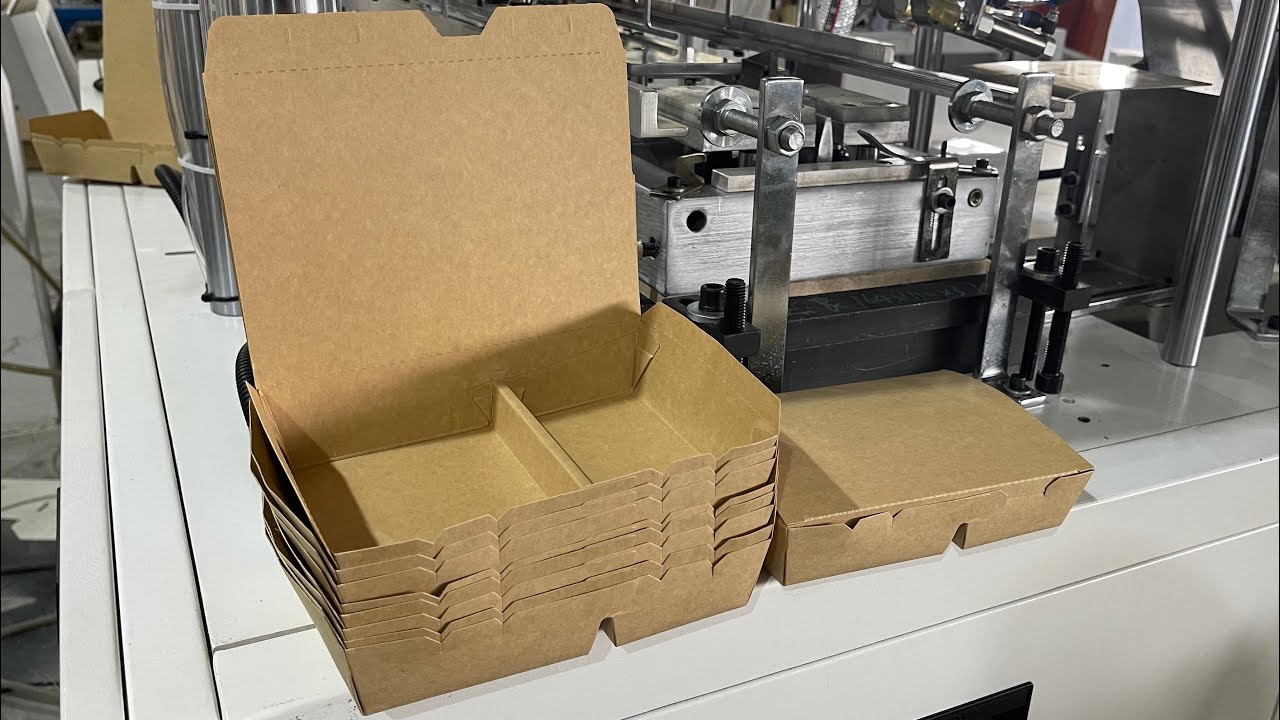 Operation instructions manual of 2-compartments paper food box machine ...
