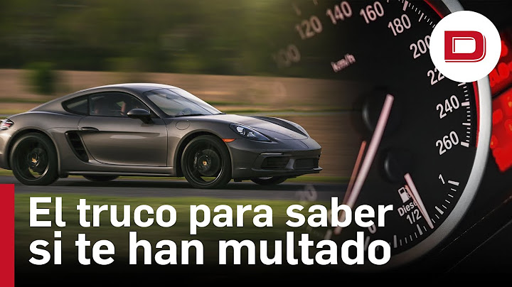 Cómo saber rápido si te acaban de poner una multa en la carretera