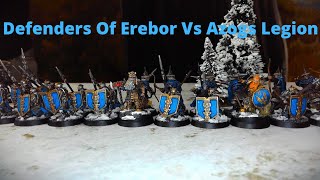 Defenders Of Erebor vs Azogs Legion & Hunters 800pts MESBG Battle Report screenshot 4