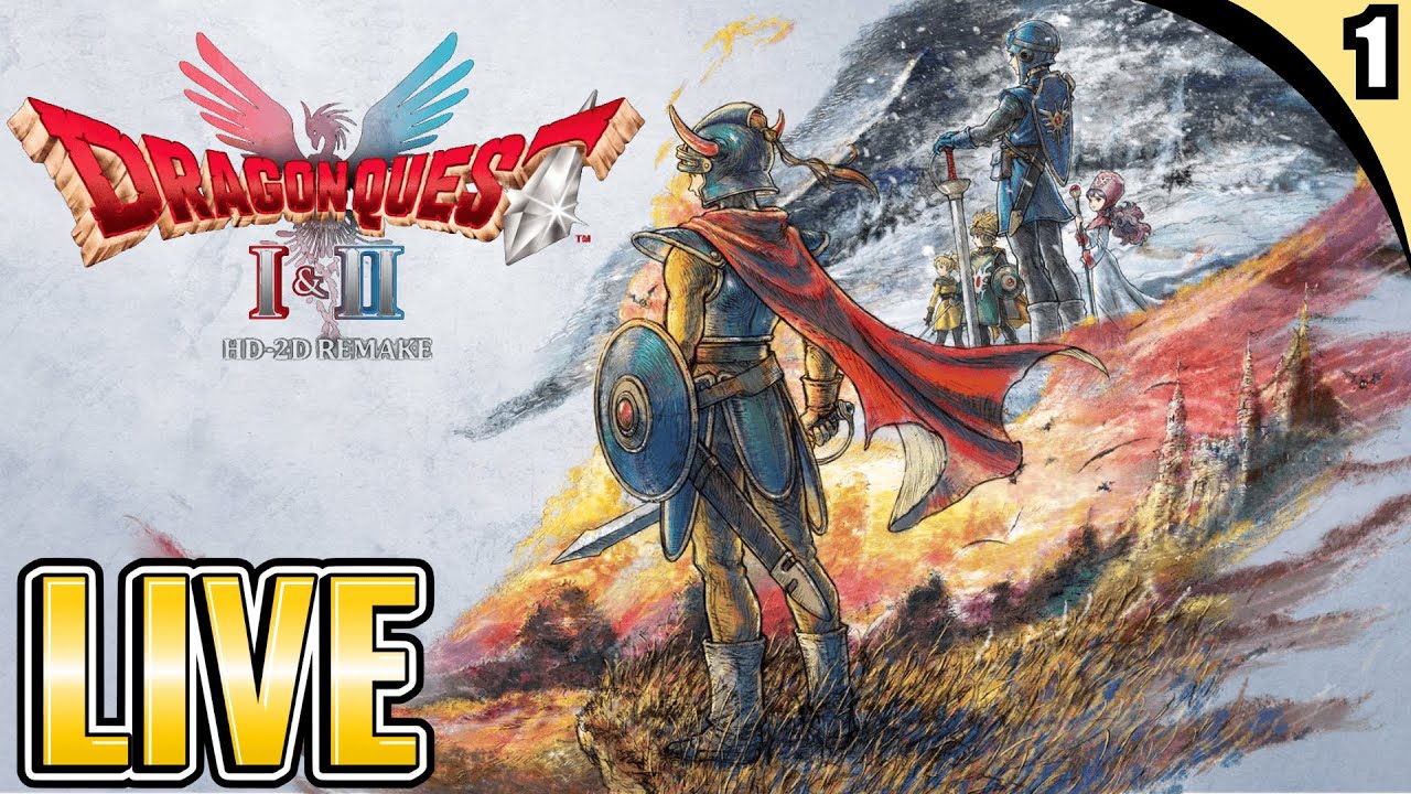 🔴The FIRST RPG | Dragon Quest 1 & 2 HD 2D Remake