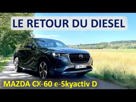 Mazda CX-60 e-Skyactiv D : Le retour du Diesel ! 